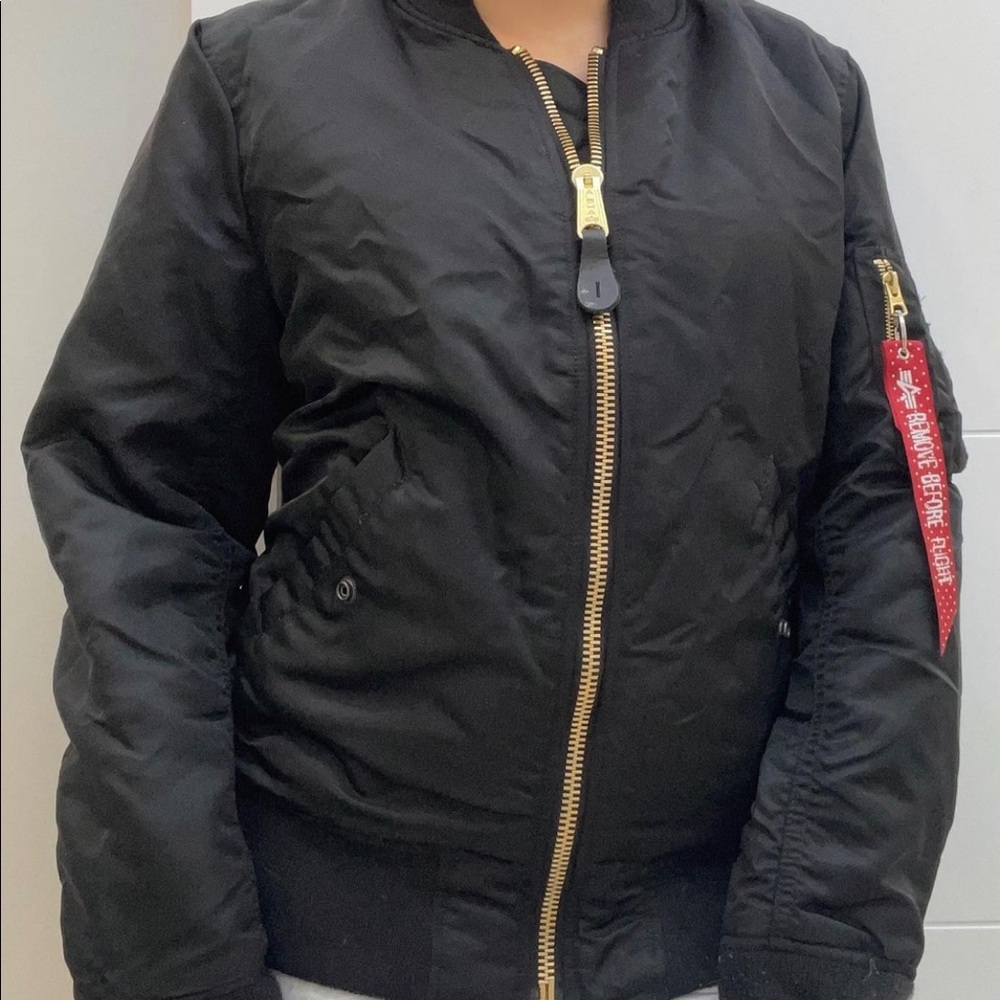 ALPHA INDUSTRIES reversible bomber jacket